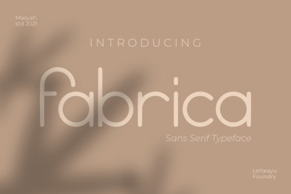 Fabrica Sans Serif Font