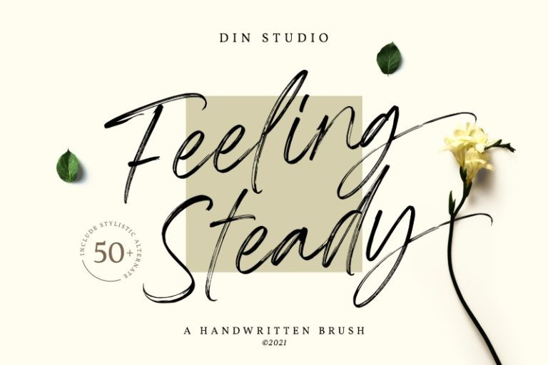 Feeling Steady Brush Font