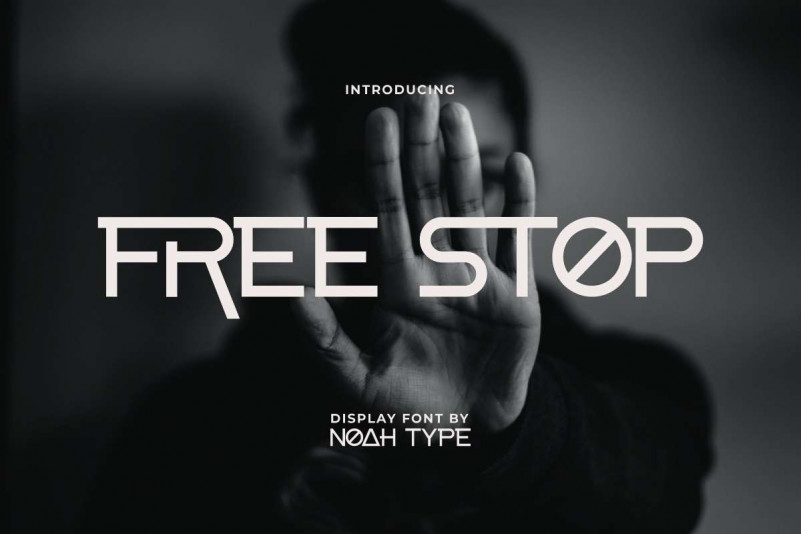 FreeStop Display Font