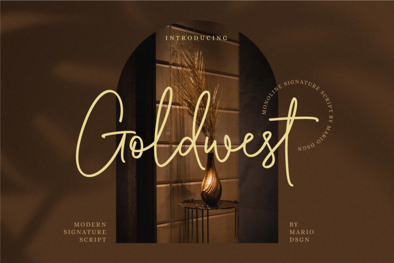 Goldwest Handwritten Font