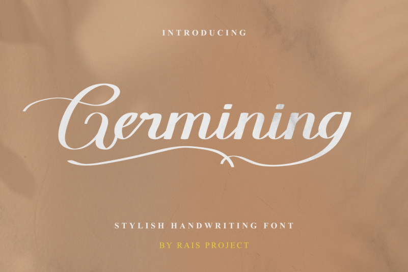 Germining Script Font