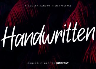 Handwritten Script Typeface