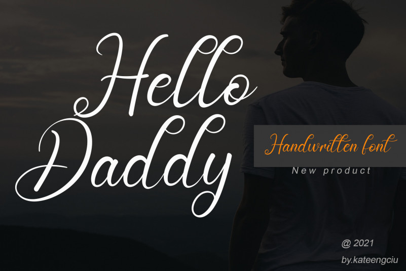 Hello Daddy Script Font