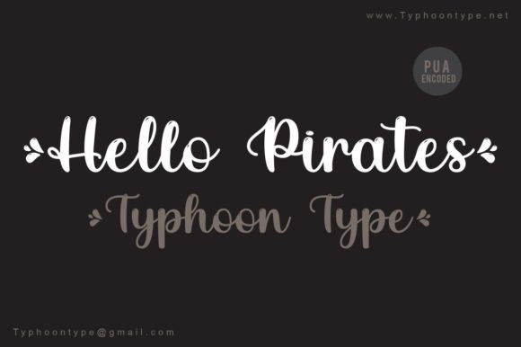 Hello Pirates Script Font