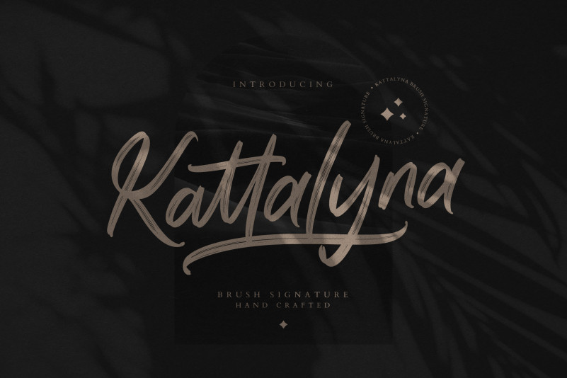 Kattalyna Brush Font