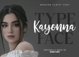 Kayonna Script Font