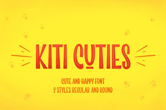 Kiti Cuties Display Font