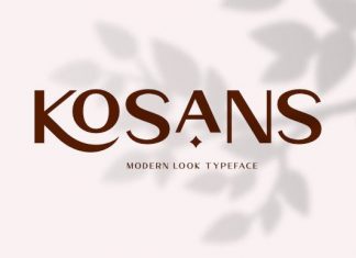 Kosans Sans Serif Font