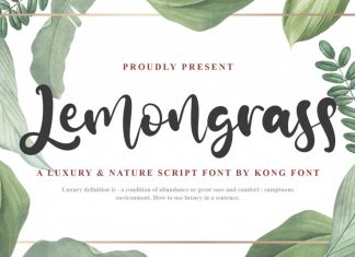 Lemongrass Script Font