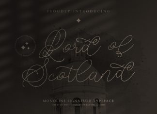 Lord of Scotland Handwritten Font