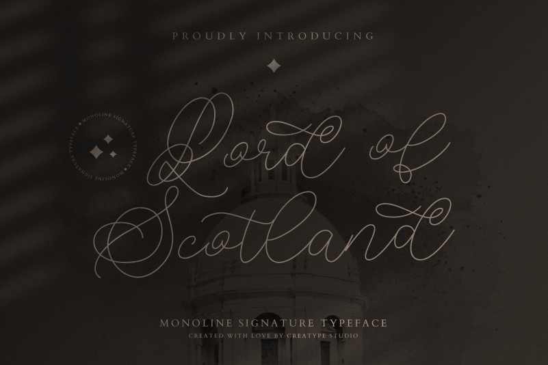 Lord of Scotland Handwritten Font