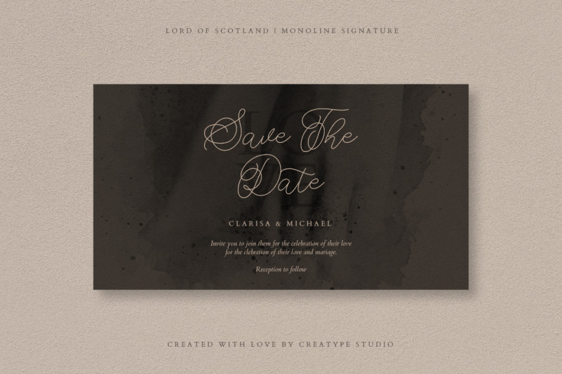 Lord of Scotland Handwritten Font