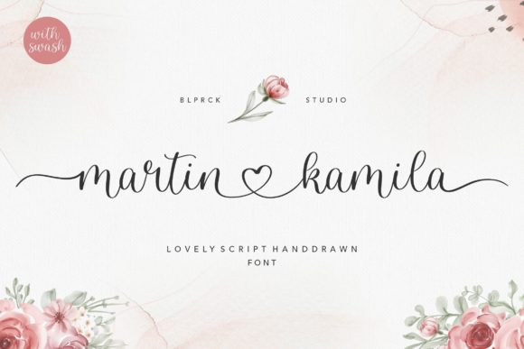 Martin Kamila Calligraphy Font