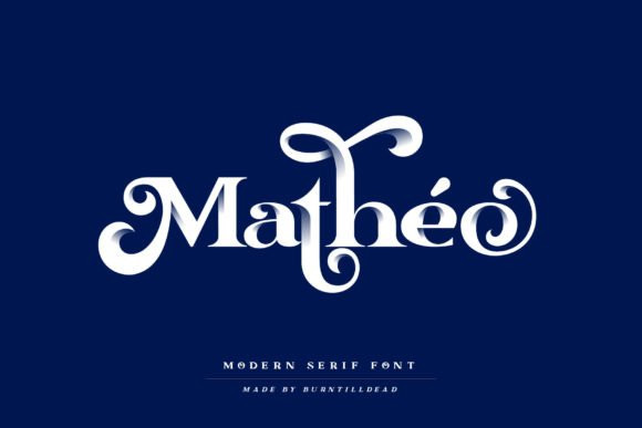 Matheo Serif Font