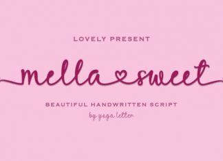 Mella Sweet Script Font