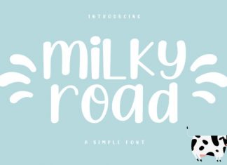 Milky Road Display Font