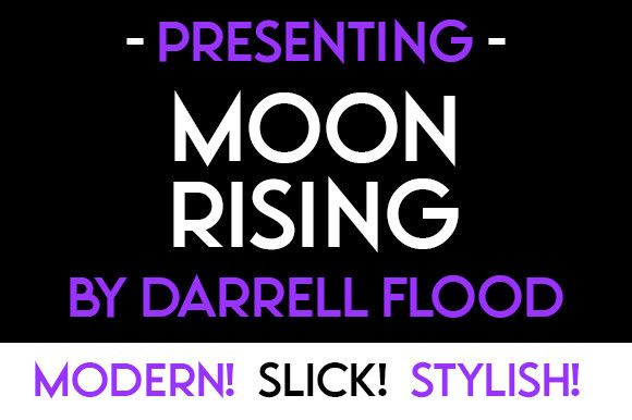 Moonrising Sans Serif Font