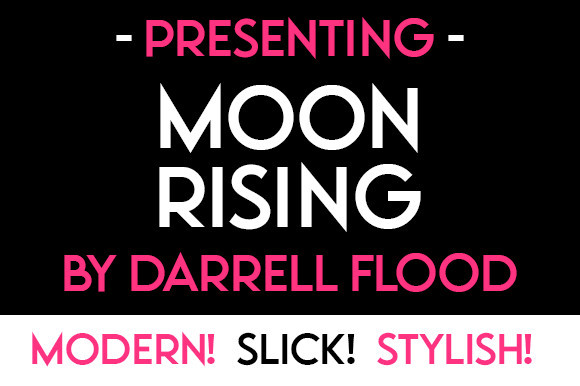 Moonrising Sans Serif Font