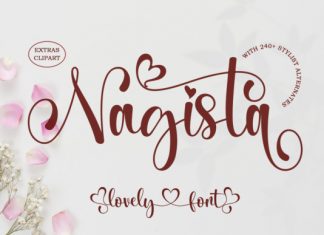Nagista Calligraphy Font