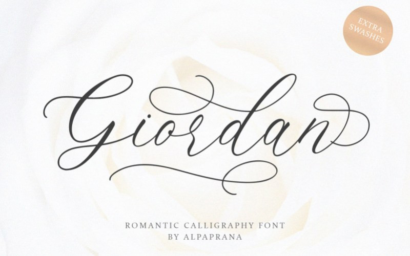 Giordan Calligraphy Font