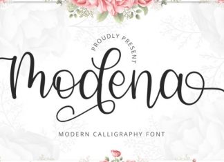 Modena Calligraphy Font
