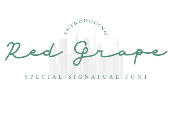 Red Grape Handwritten Font