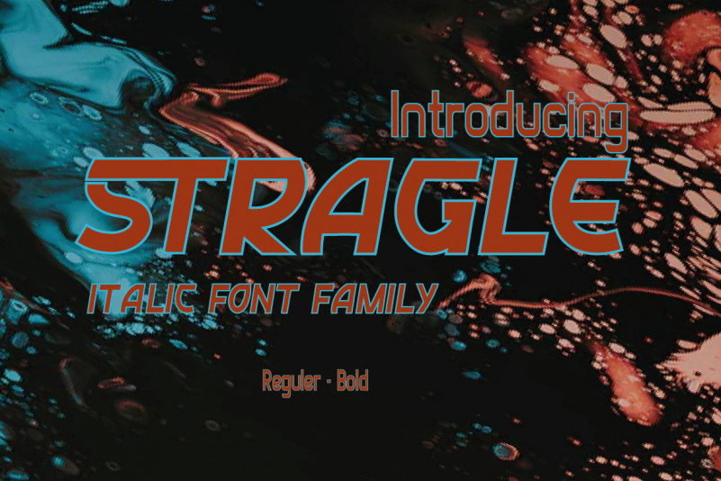 STRAGLE Display Font