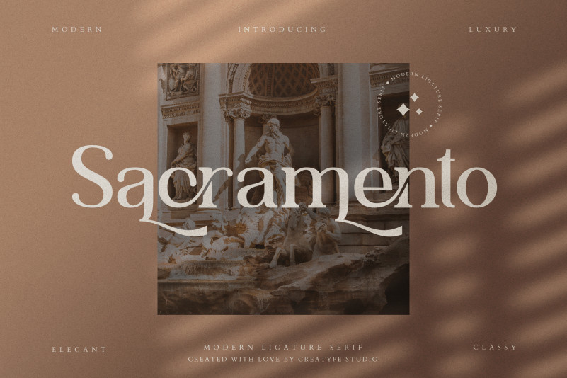 Sacramento Serif Font