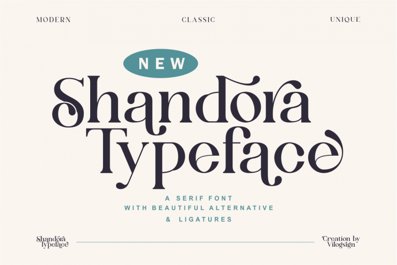 Shandora Serif Font