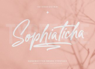 Sophiaticha Script Font
