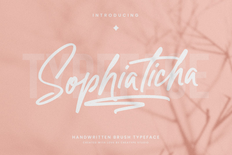 Sophiaticha Script Font