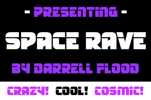 Space Rave Display Font