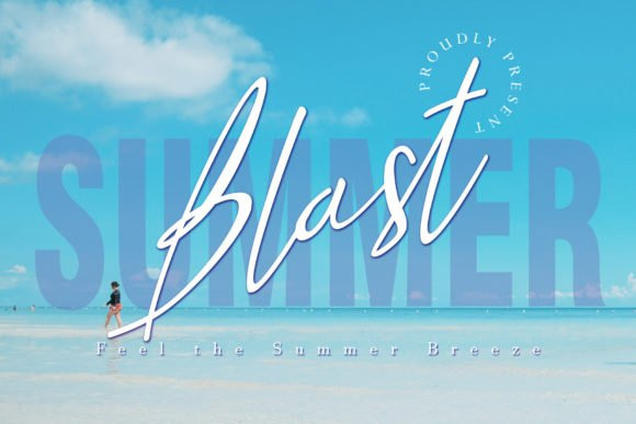 Summer Blast Handwritten Font