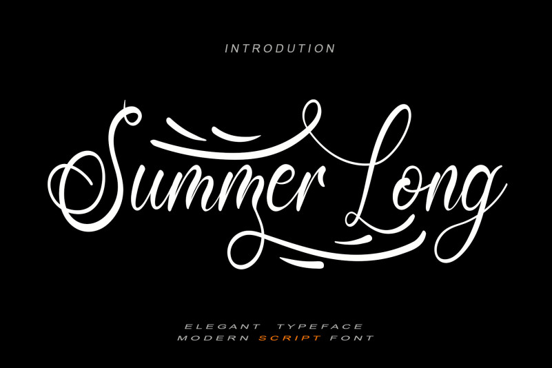 Summer Long Script Font