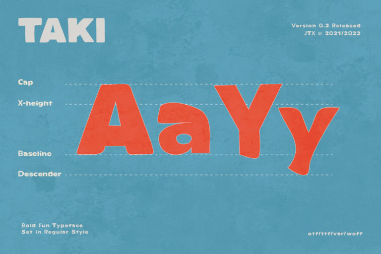 TAKI Display Font