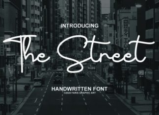 The Street Handwritten Font
