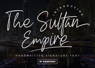 The Sultan Empire Handwritten Font