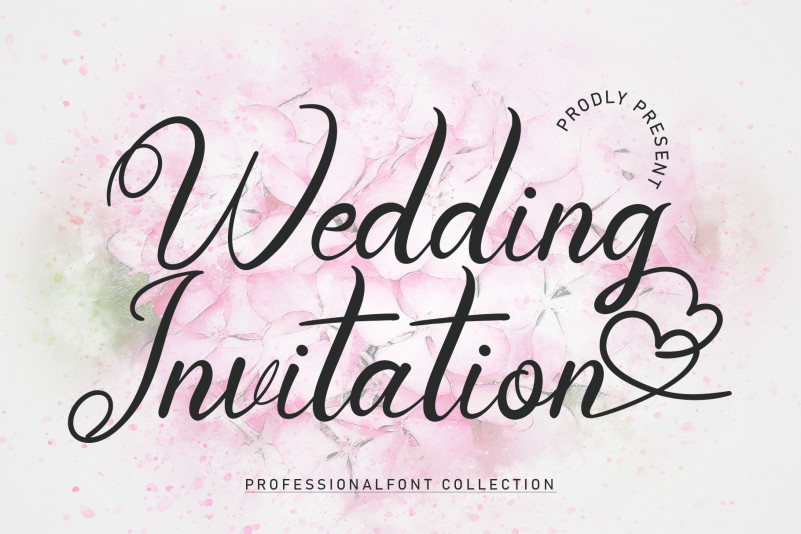 Wedding Invitation Script Font