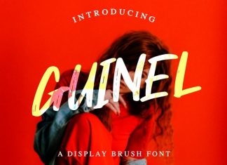 Guinel Brush Font