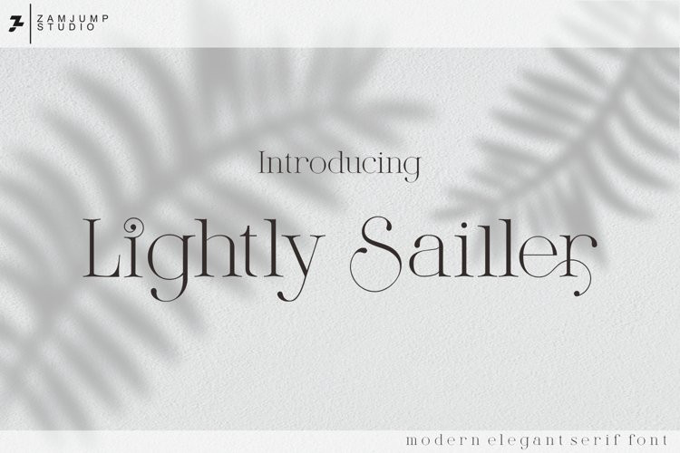 Lightly Sailler Serif Font