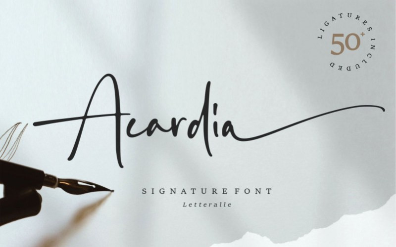 Acardia Script Font