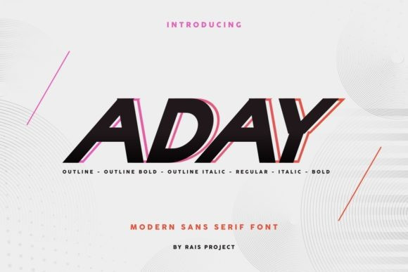 Aday Sans Serif Font