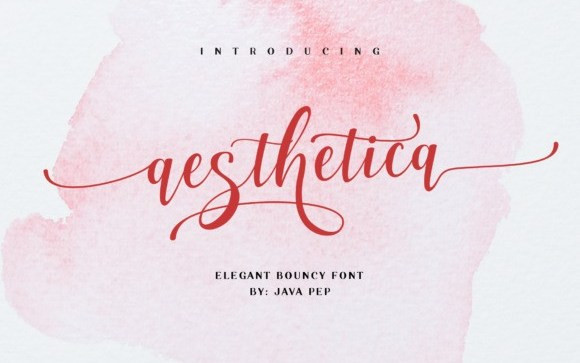 Aesthetica Calligraphy Font