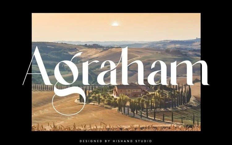 Agraham Serif Font