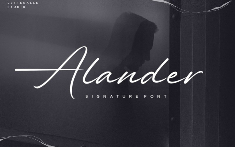 Alander Script Font