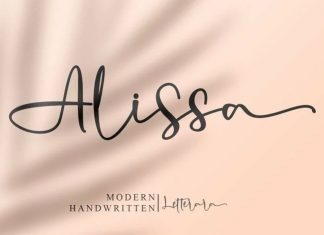Alissa Script Font