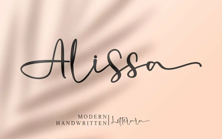 Alissa Script Font