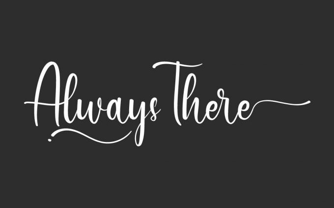 Always There Script Font