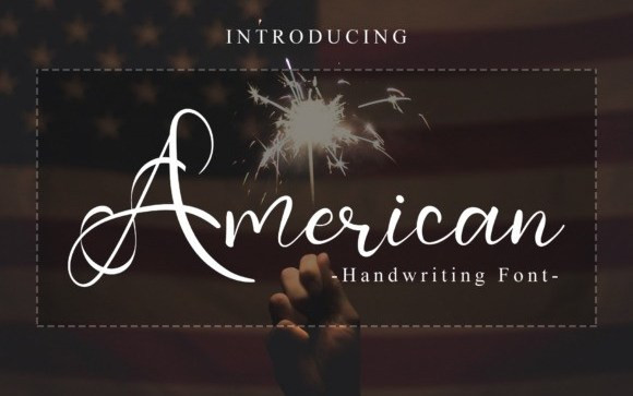 American Script Font