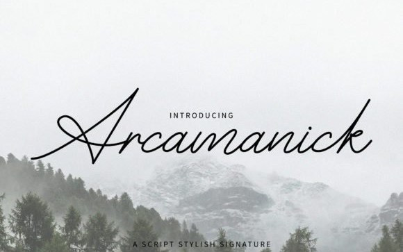 Arcamanick Handwritten Font